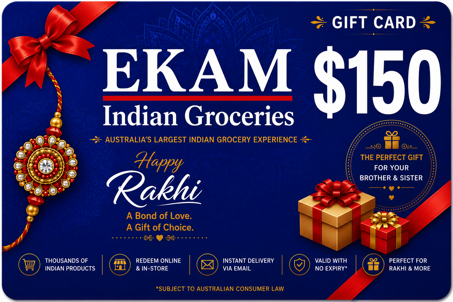 Ekam Rakhi Gift Card