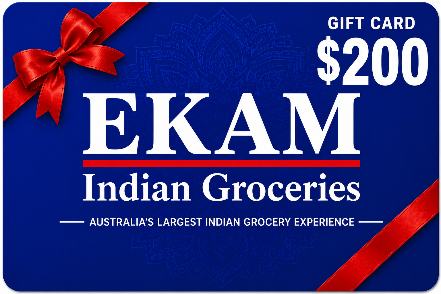 Ekam Indian Groceries Gift Card